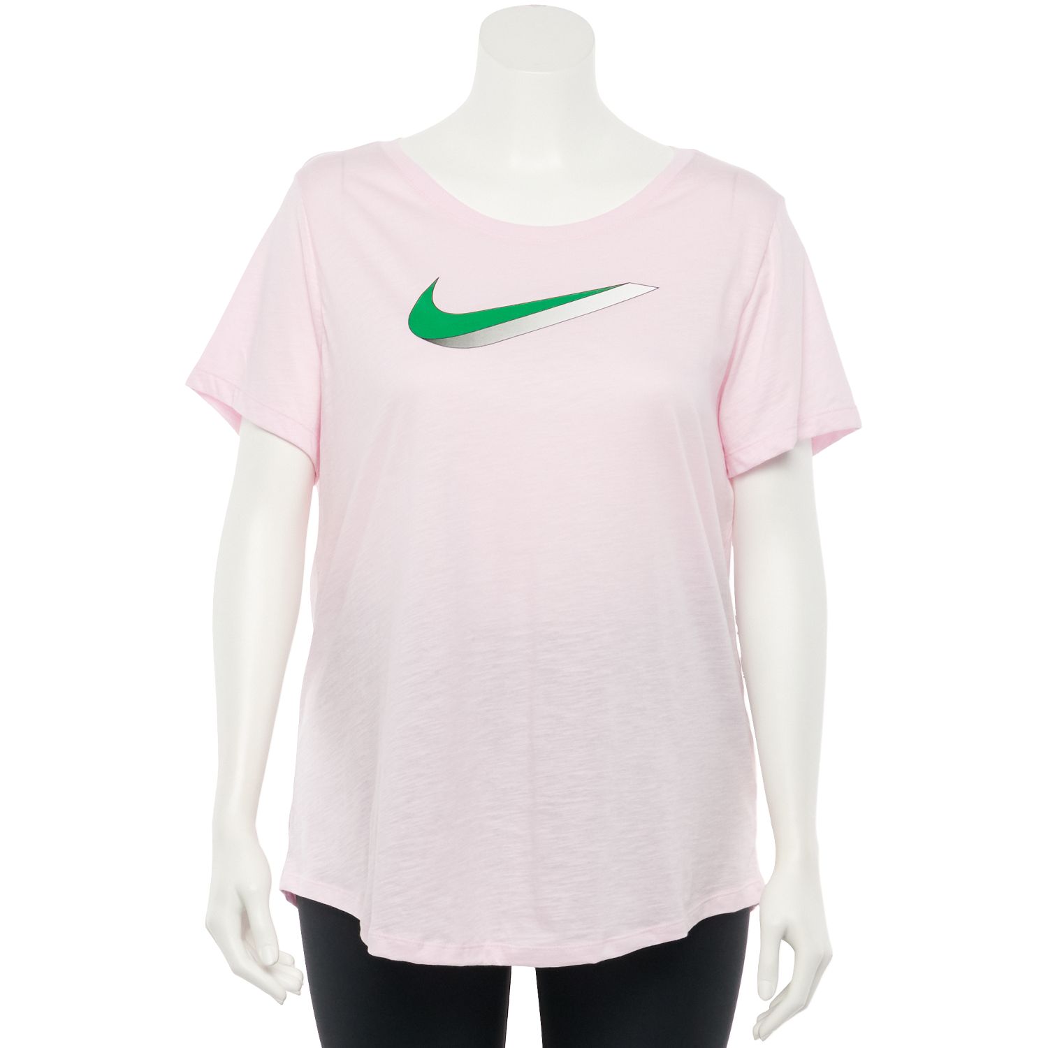 nike outfit pink and white