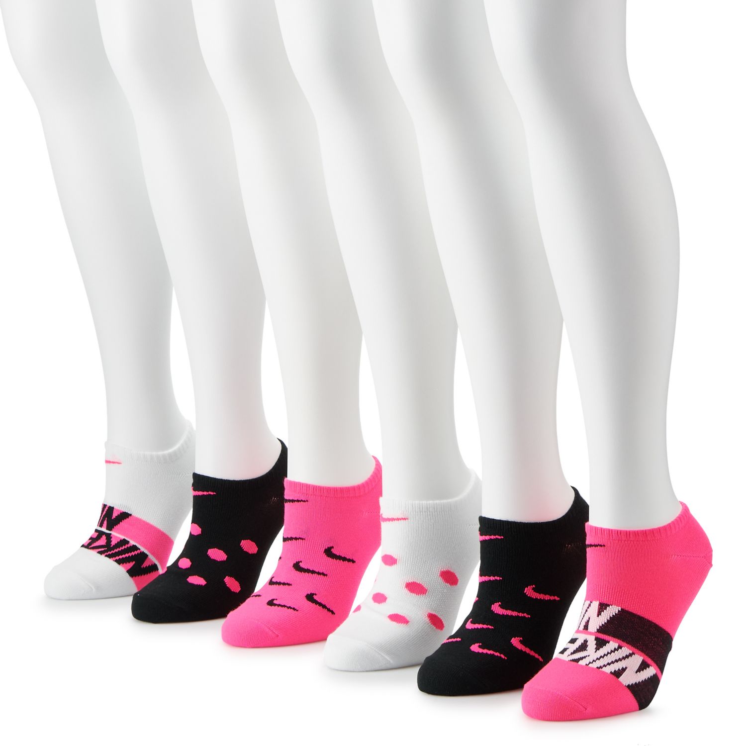 pink nike socks womens