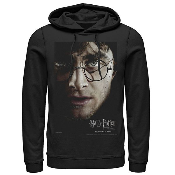 Men's Harry Potter Deathly Hallows Harry Character Poster Graphic ...