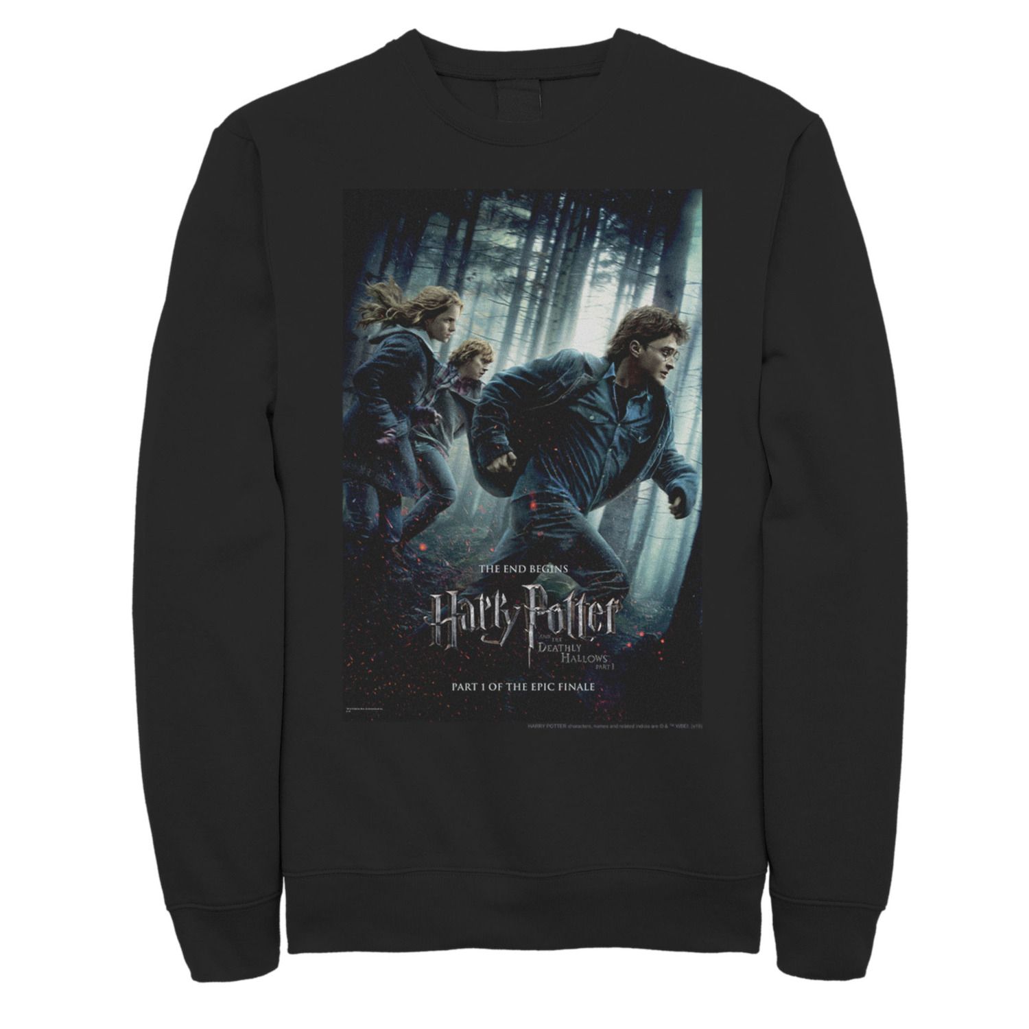 Image for Harry Potter Men's Deathly Hallows Group Shot Poster Fleece Graphic Pullover at Kohl's.