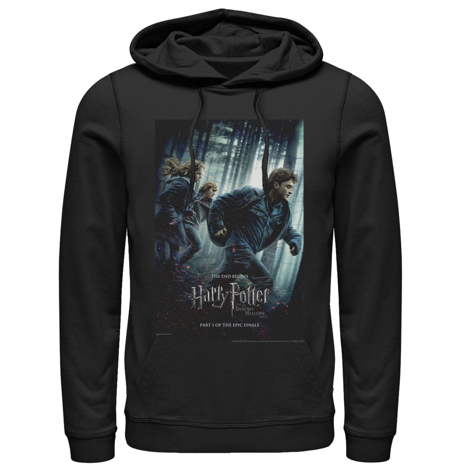 Image for Harry Potter Men's Deathly Hallows Group Shot Poster Graphic Pullover Hoodie at Kohl's.