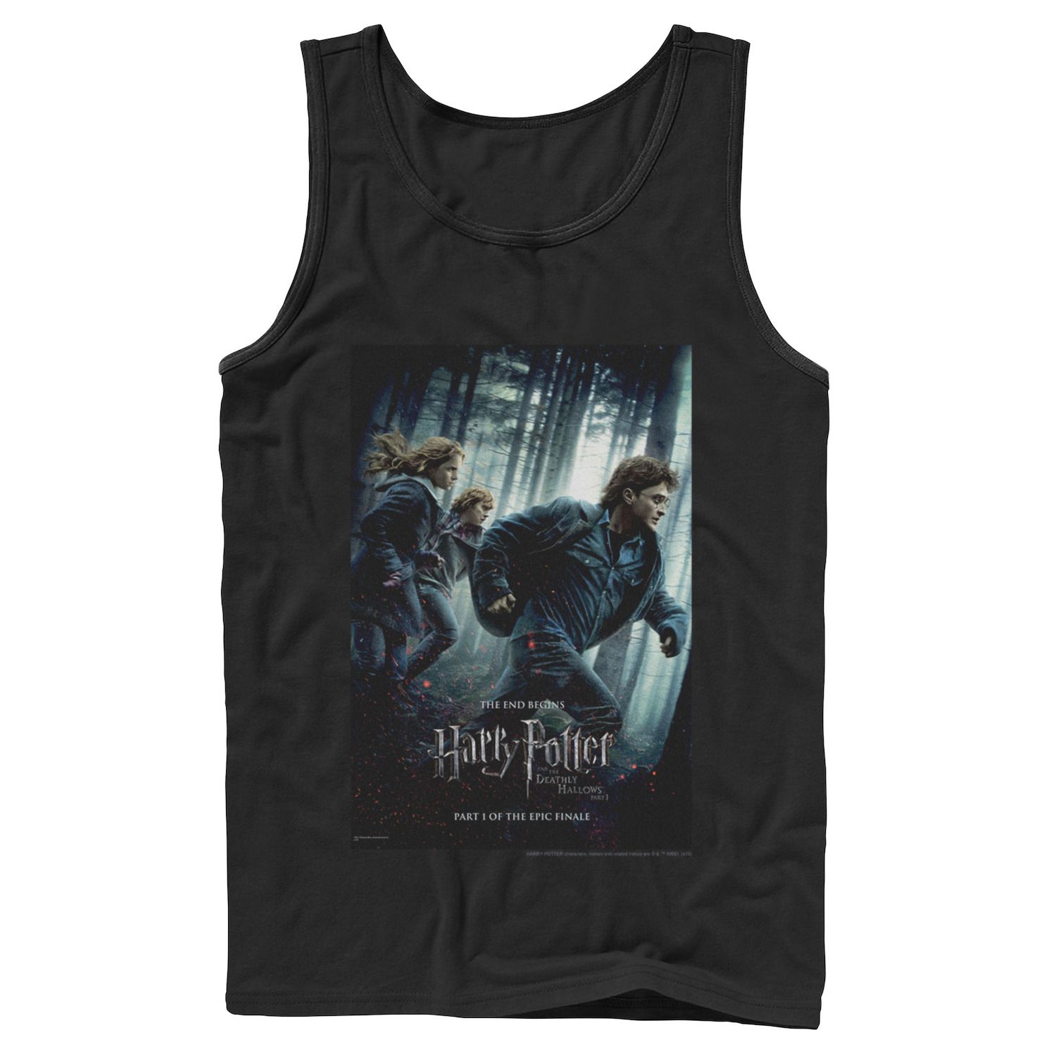 Image for Harry Potter Men's Deathly Hallows Group Shot Poster Graphic Tank Top at Kohl's.