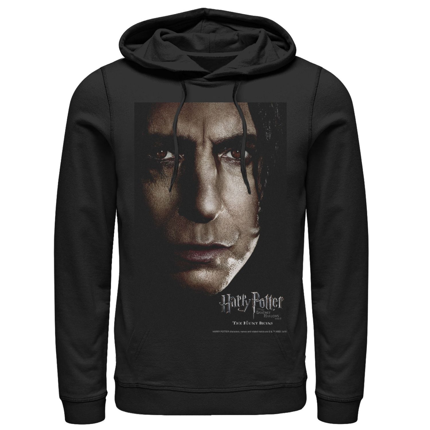 Image for Harry Potter Men's Deathly Hallows Snape Character Poster Graphic Pullover Hoodie at Kohl's.