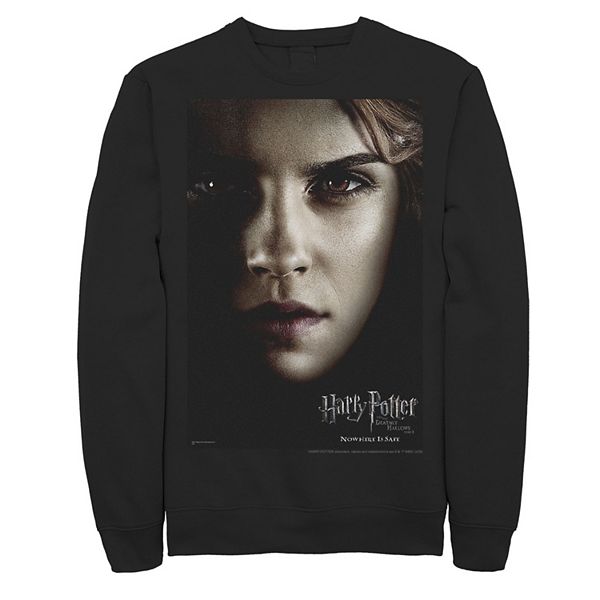 Men's Harry Potter Deathly Hallows Hermione Character Poster Fleece ...