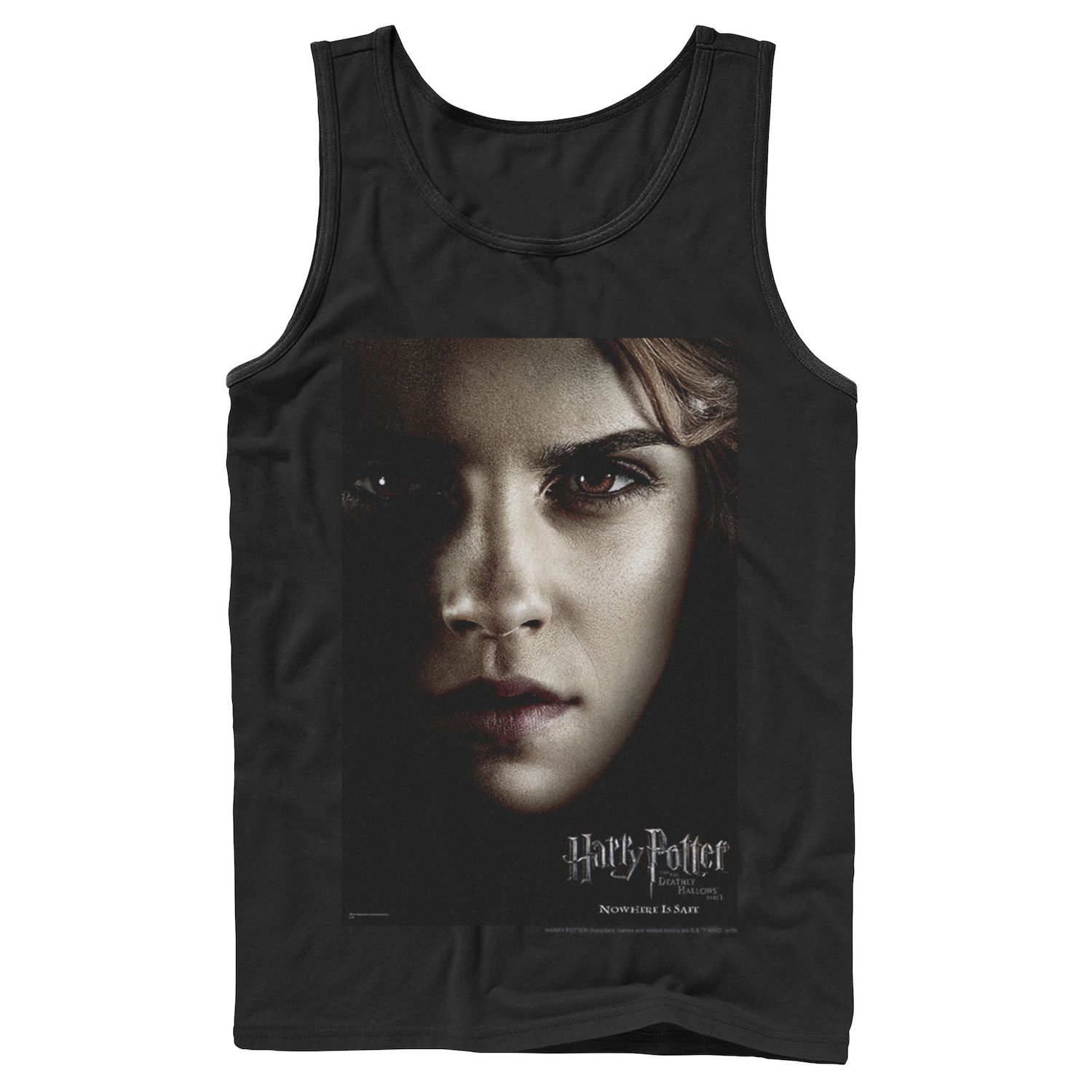 Image for Harry Potter Men's Deathly Hallows Hermione Character Poster Graphic Tank Top at Kohl's.