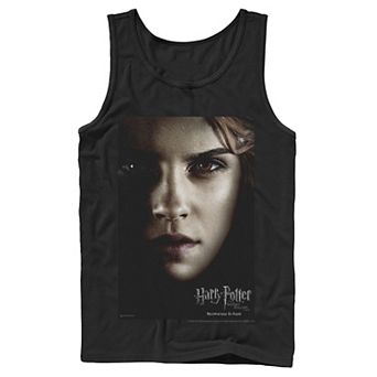 Men's Harry Potter Deathly Hallows Hermione Character Poster Graphic Tank Top