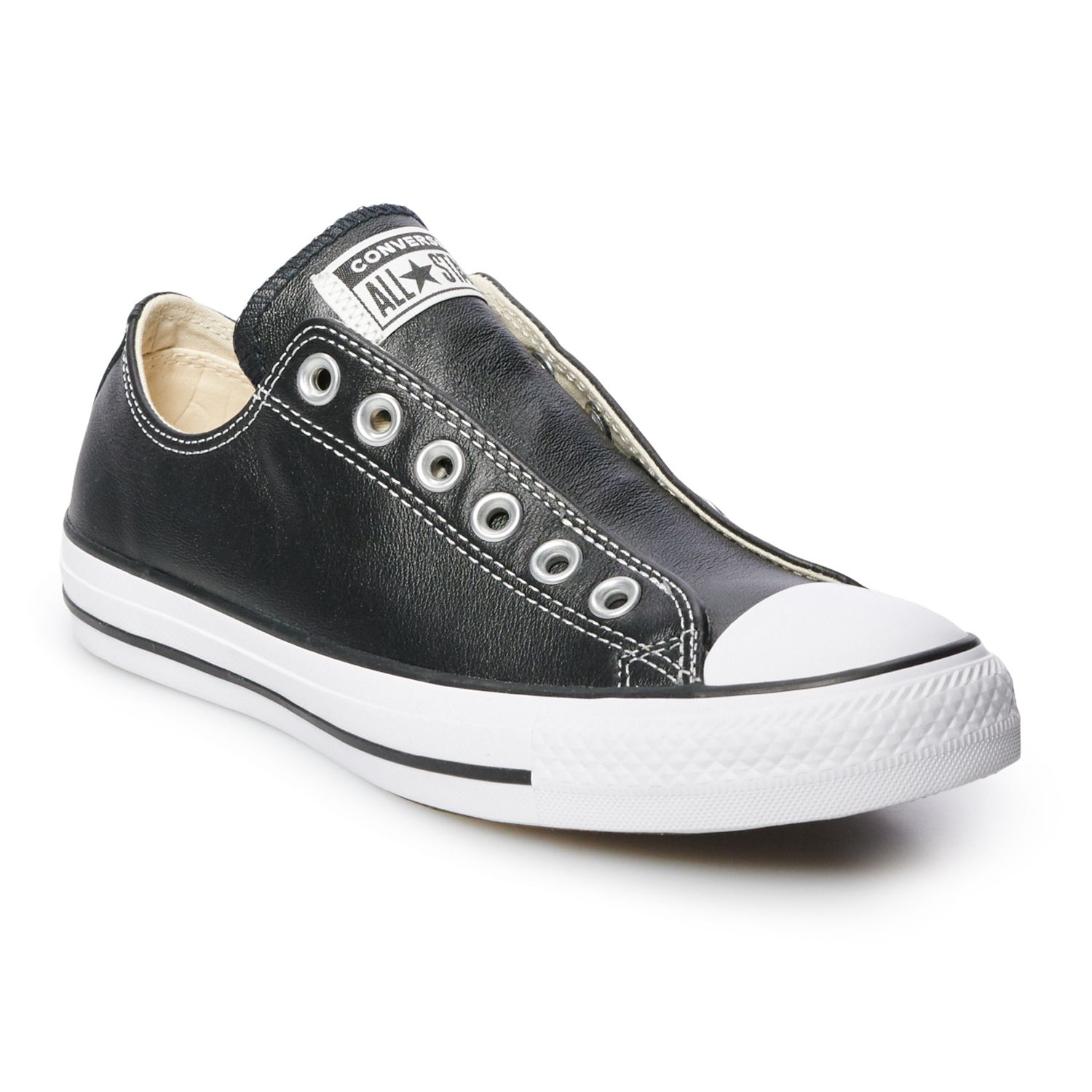 converse chuck taylor all star leather slip low top