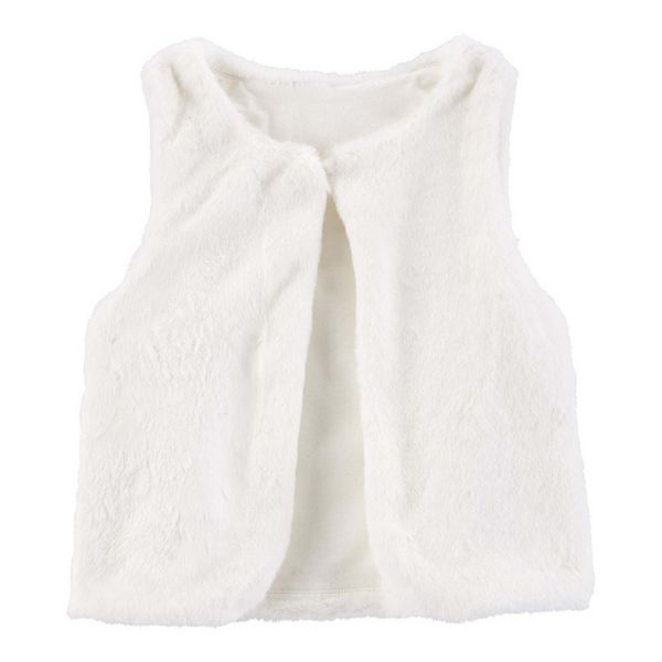 Girls 414 Carter's Faux Fur Vest
