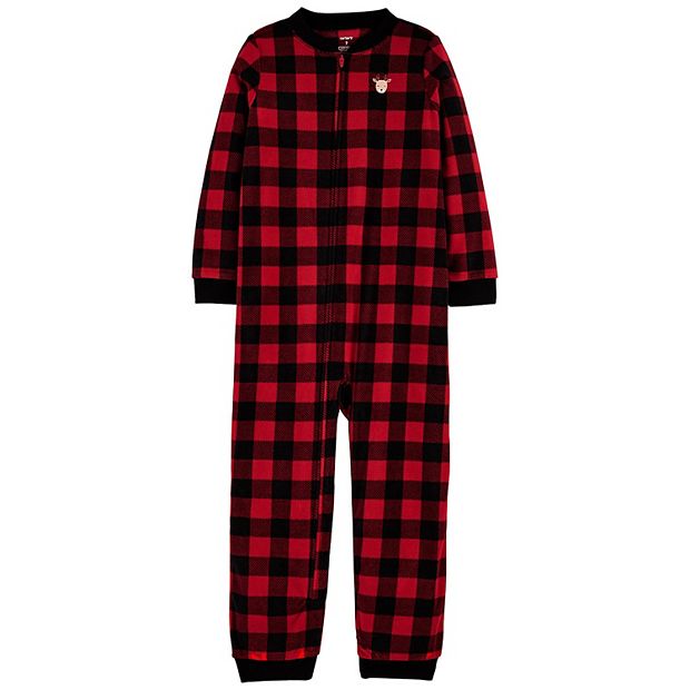 Girls buffalo check pajamas hot sale