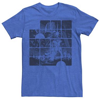 Men's Star Wars Luke Poster Blocks Graphic Tee