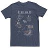 Men's Star Wars Map To The Galaxy Vintage Graphic Tee