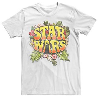 Men's Star Wars Darth Vader Floral Hippy Logo Graphic Tee