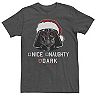 Men's Star Wars Darth Vader Dark List Santa Christmas Graphic Tee
