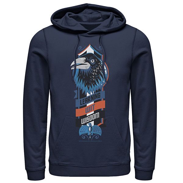 Men's Harry Potter Ravenclaw Learning Wit Wisdom Logo Graphic Pullover ...