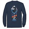 Men's Harry Potter Ravenclaw Learning Wit Wisdom Logo Long Sleeve Graphic Tee