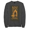 Men's Harry Potter Neither Can Live While The Other Survives Quote Fleece Graphic Pullover