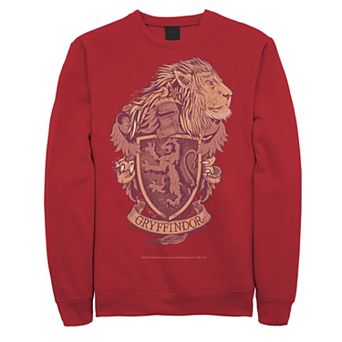 Men's Harry Potter Gryffindor Detailed Crest Fleece Graphic Pullover