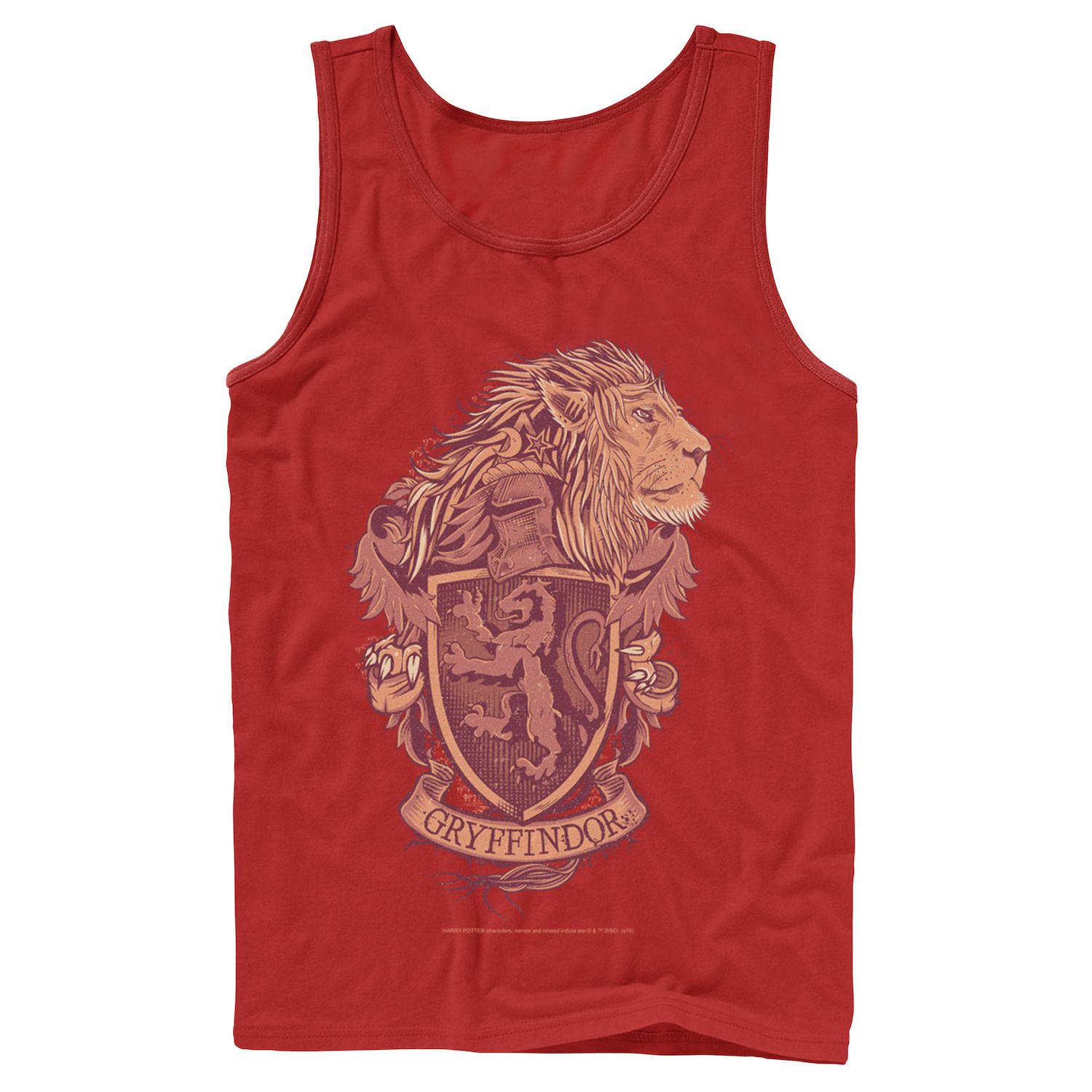 Image for Harry Potter Men's Gryffindor Detailed Crest Graphic Tank Top at Kohl's.