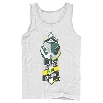 Men's Harry Potter Slytherin Ambition Pride Cunning Logo Graphic Tank Top