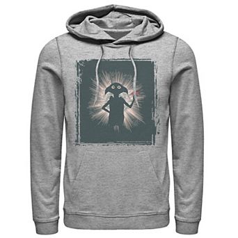 Men's Harry Potter Dobby Magical Snap Silhouette Graphic Pullover Hoodie