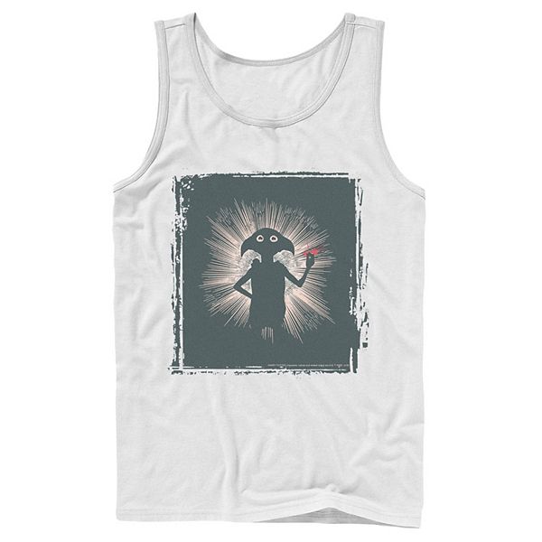 Men's Harry Potter Dobby Magical Snap Silhouette Graphic Tank Top