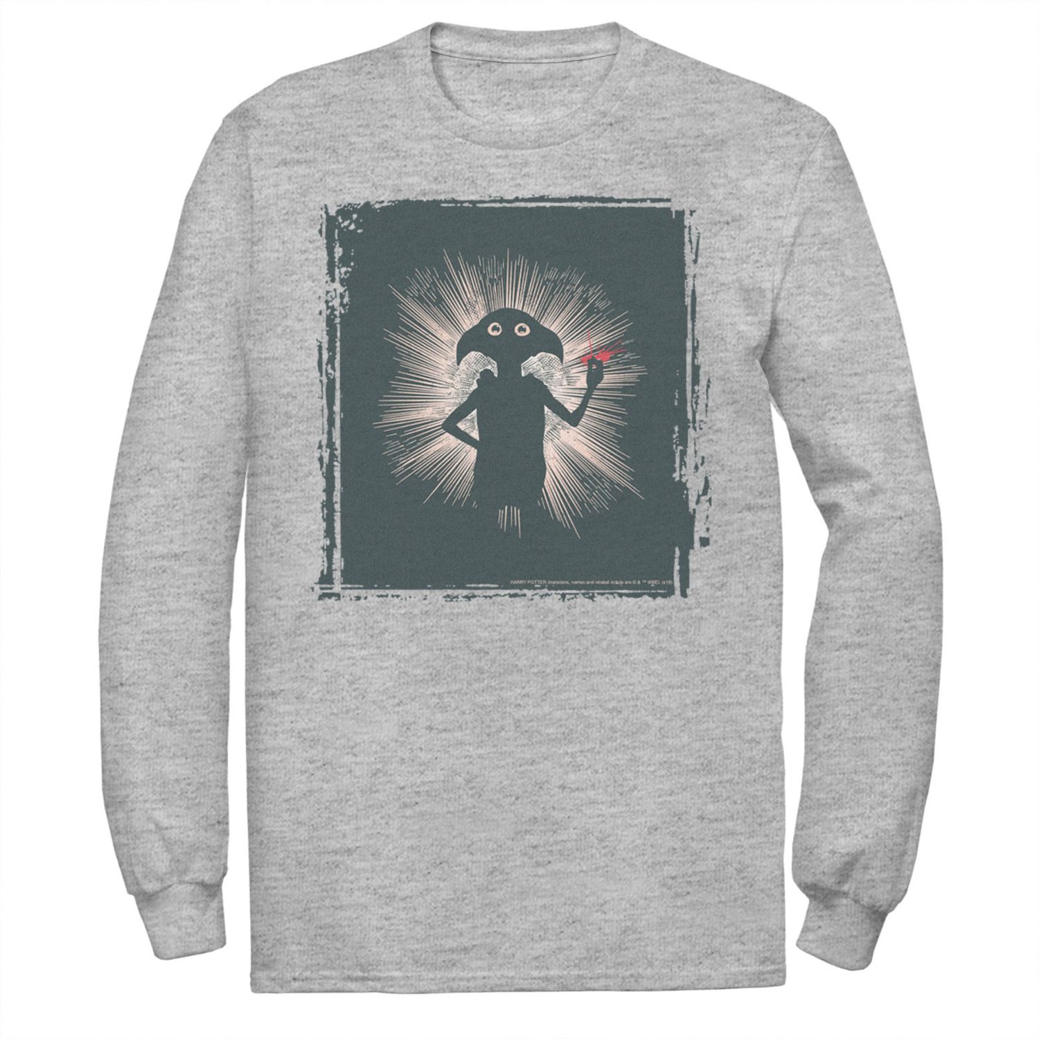 Image for Harry Potter Men's Dobby Magical Snap Silhouette Long Sleeve Graphic Tee at Kohl's.
