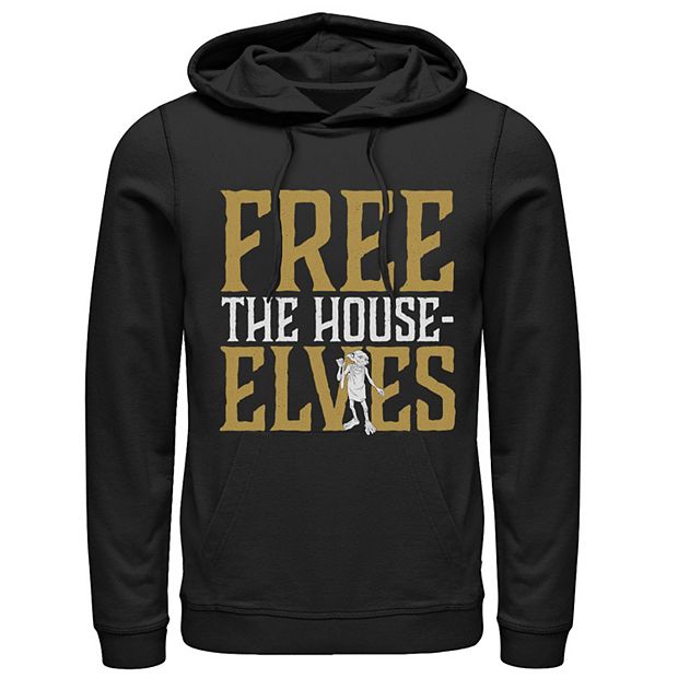 Men s Harry Potter Dobby Free The House Elves Graphic Pullover Hoodie