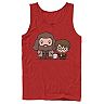 Men's Harry Potter Hagrid Hedwig And Harry Cute Cartoon Graphic Tank Top