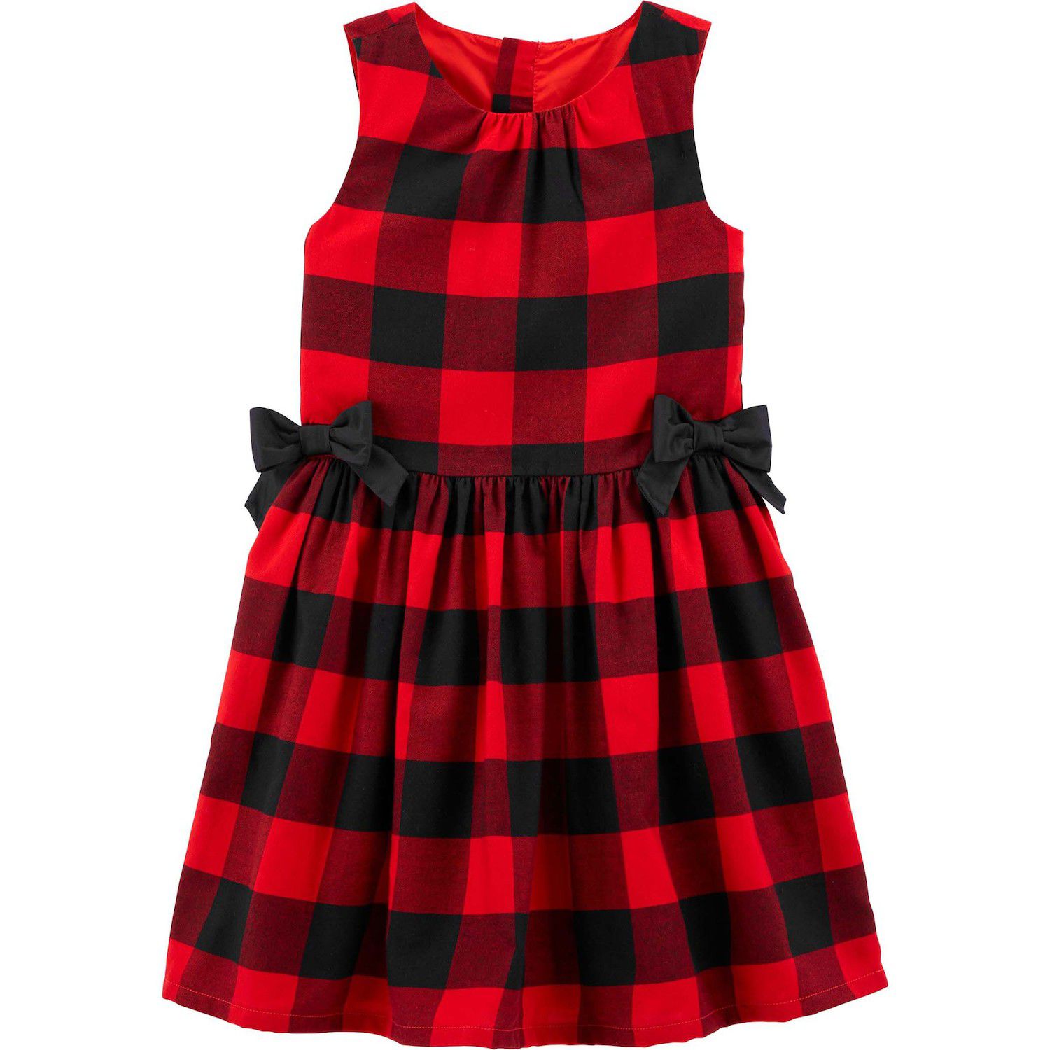 buffalo check baby dress