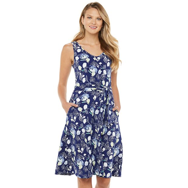 apt 9 fit and flare dress Petite Apt. 9® Sleeveless Fit & Flare Dress