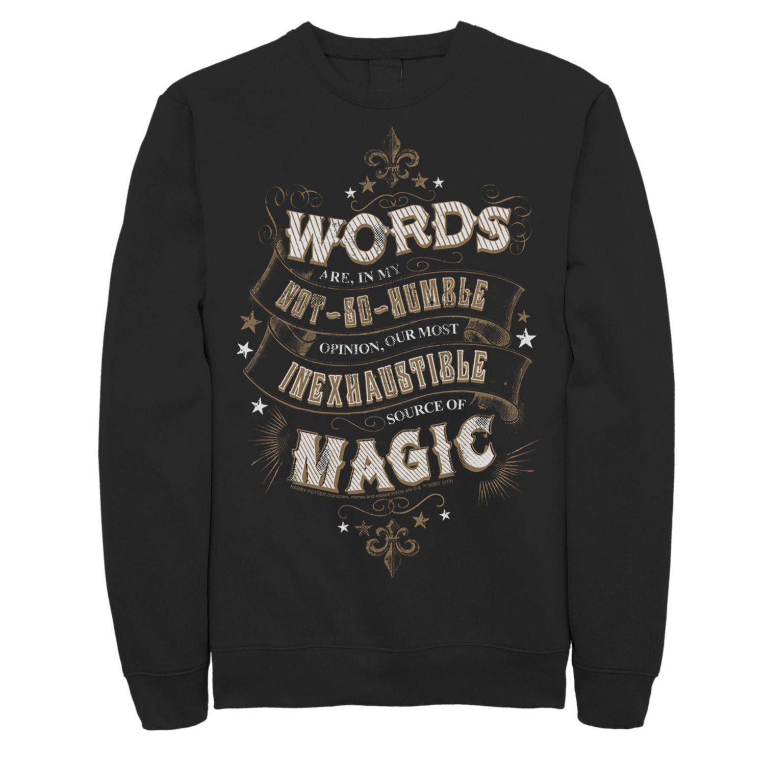 Image for Harry Potter Men's Words are Magic Fleece Pullover at Kohl's.