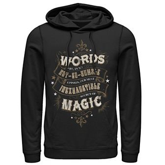 Men's Harry Potter Words are Magic Pullover Hoodie