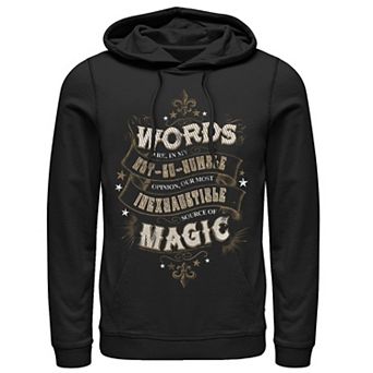 Men's Harry Potter Words are Magic Pullover Hoodie