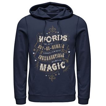 Men's Harry Potter Words are Magic Pullover Hoodie
