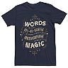 Men's Harry Potter 'Words Are An Inexhaustible Source Of Magic' Tee