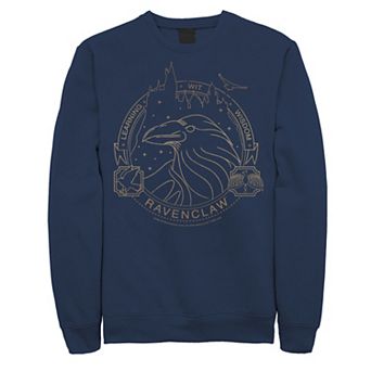 Men's Harry Potter Ravenclaw Logo Fleece Pullover