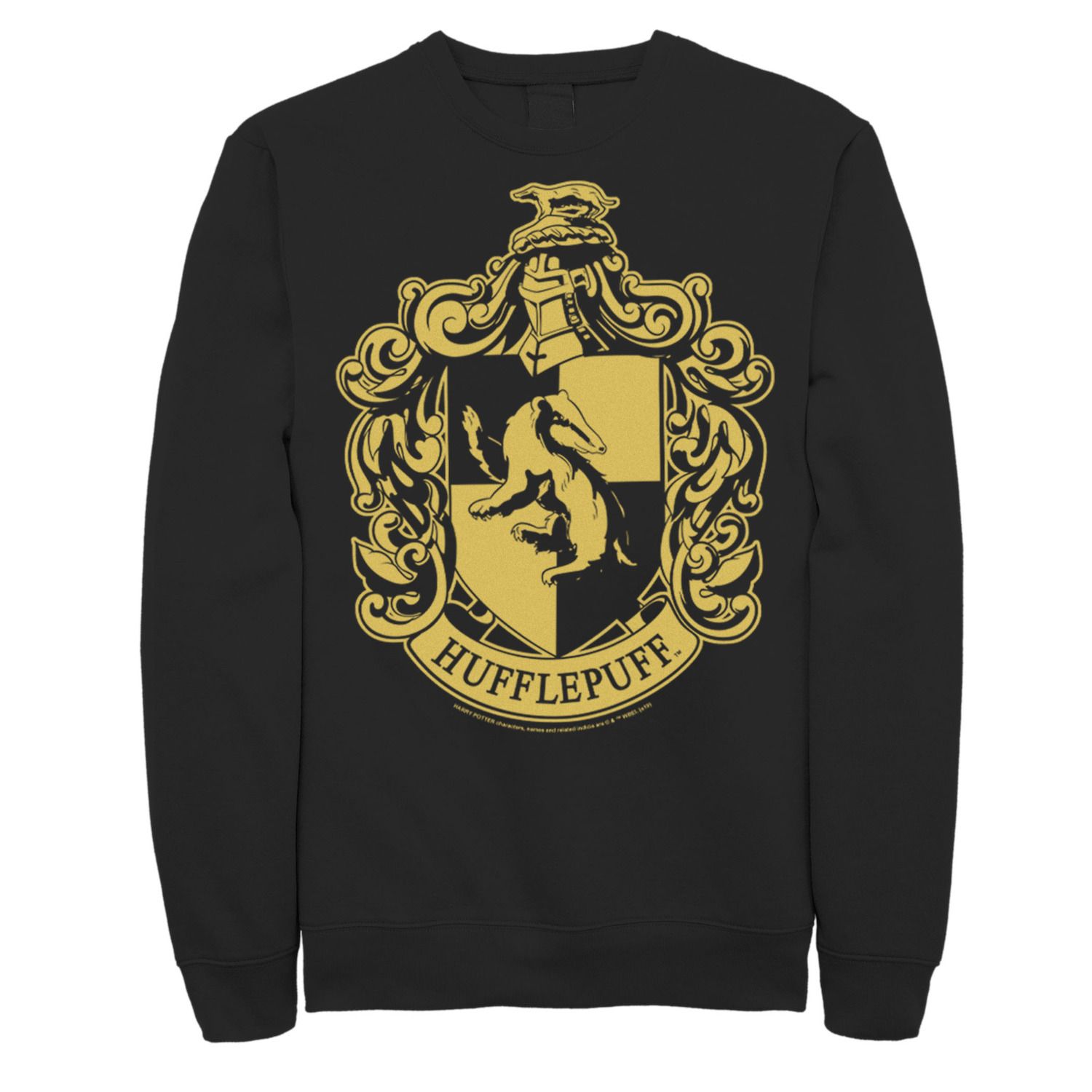 Image for Harry Potter Men's Hufflepuff Crest Fleece Pullover at Kohl's.