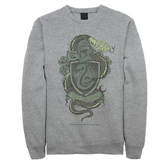Men's Harry Potter Slytherin House Crest Fleece Pullover