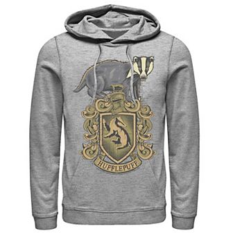 Men's Harry Potter Hufflepuff House Crest Pullover Hoodie