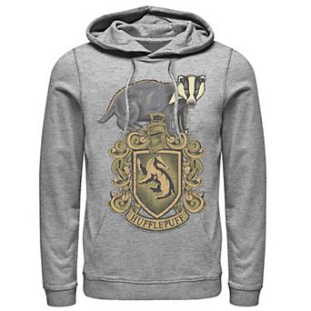 Men's Harry Potter Hufflepuff House Crest Pullover Hoodie