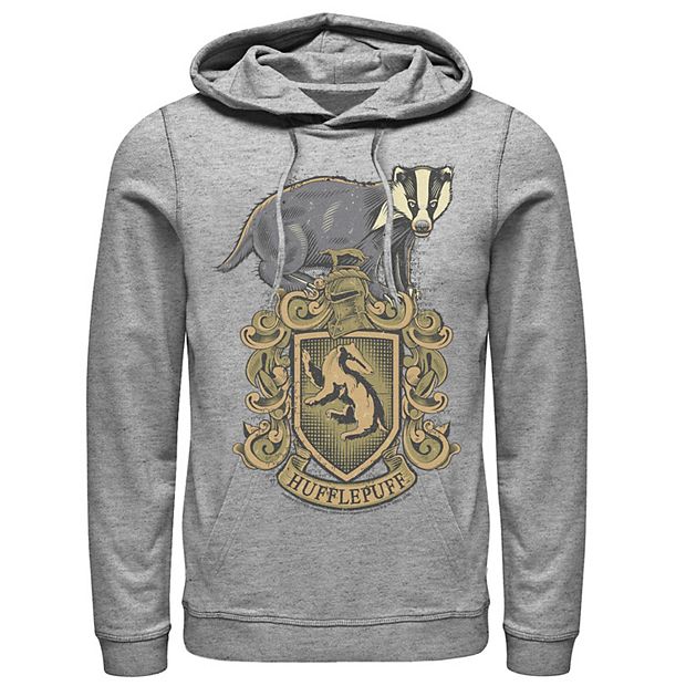 Men s Harry Potter Hufflepuff House Crest Pullover Hoodie