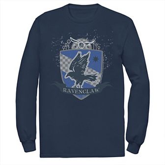 Men's Harry Potter Ravenclaw Quidditch Shield Long Sleeve Tee
