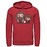 Men's Harry Potter Hagrid Hedwig And Harry Cute Cartoon Graphic Pullover Hoodie