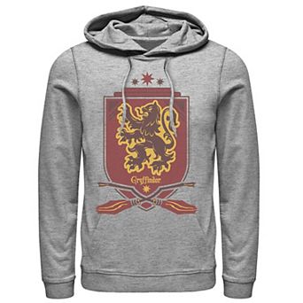 Men's Harry Potter Gryffindor Quidditch Shield Hoodie