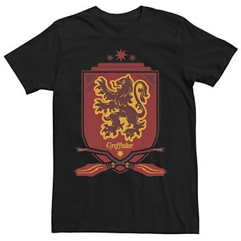 Men's Harry Potter Gryffindor Quidditch Shield Tee