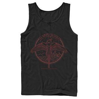 Men's Harry Potter Order Of The Phoenix Line Art Logo Tank Top