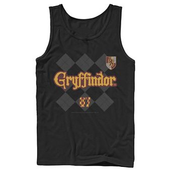 Men's Harry Potter Gryffindor Pride Plaid 07 Tank Top