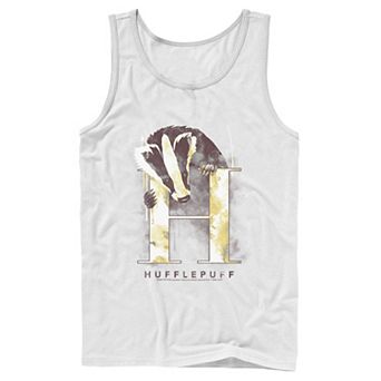 Men's Harry Potter Hufflepuff House Watercolor Tank Top