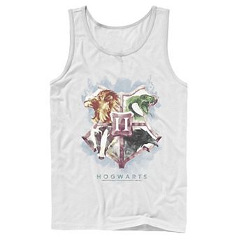 Men's Harry Potter Hogwarts Crest Watercolor Tank Top