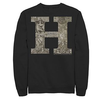 Men's Harry Potter H Hogwarts Crest Fill Sweatshirt